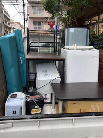 不用品回収の作業後