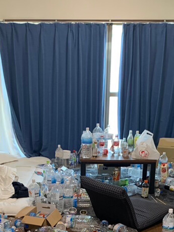 引越しゴミ回収の作業前