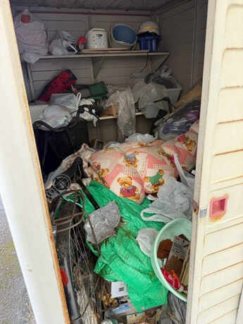 不用品回収の作業前